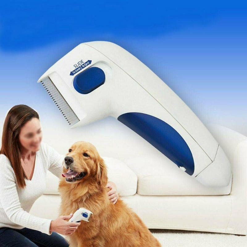 Pet Flea Lice Cleaner Comb Electric Dog Flea Cleaning Brush Pet Grooming Tools for Dog Puppy Pet Supplies