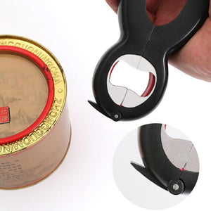 6 in 1 Multi Function Can Beer Bottle Opener All in One Jar Gripper Can Beer Lid Twist Off Jar Wine Opener Claw