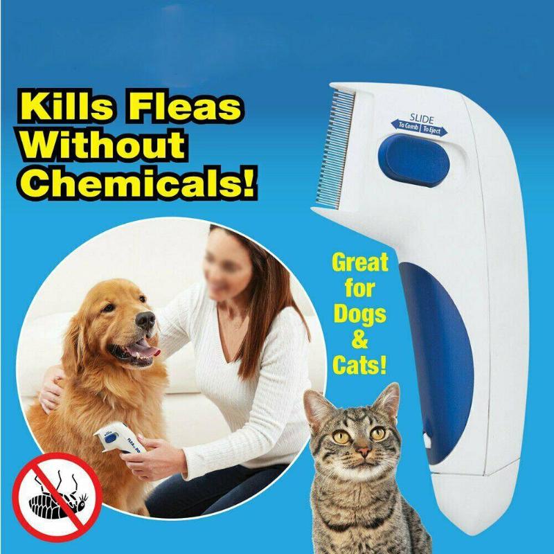 Pet Flea Lice Cleaner Comb Electric Dog Flea Cleaning Brush Pet Grooming Tools for Dog Puppy Pet Supplies