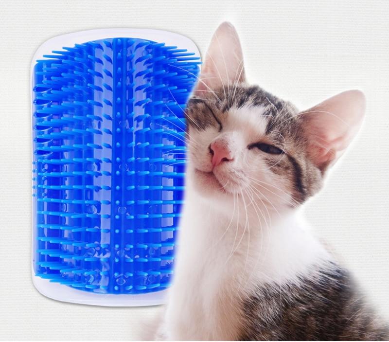 Wall Corner Cat Grooming & Massage Comb