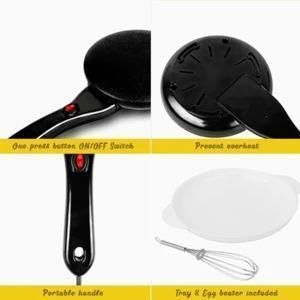 Automatic Portable Crepe Maker Pizza Pancake Baking Kitchen Cooking