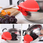 1Pc Silicone Drain Kitchen Cleaning Tool Vegetable Cookware
