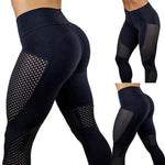 UK Women Gym Anti-Cellulite Compression Leggings Butt Lift Elastic Pants