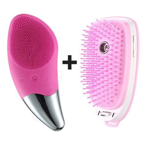 Portable Electric Hairbrush Comb Brush Styling Vibration Hair