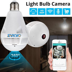 360 DEGREE PANORAMIC CAMERA LIGHT BULB